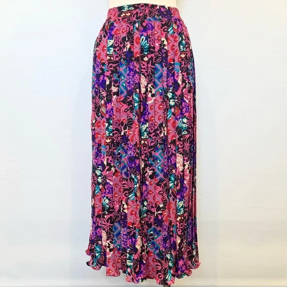 Vintage Diane Freis Signature Print Skirt & Silk Jacket Bundle - Picture 10 of 13